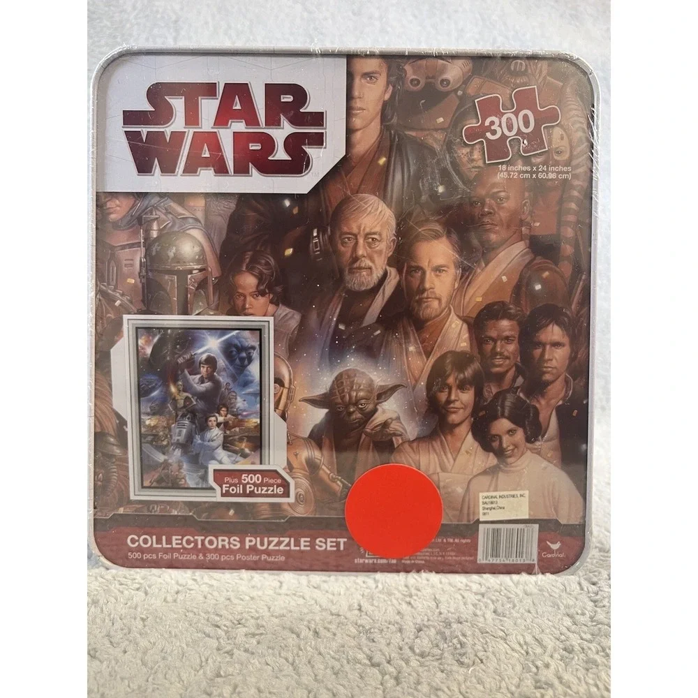 Star Wars Collector 2 Puzzle Set 500 Piece Foil & 300 Piece Poster Jigsaw Puzzle